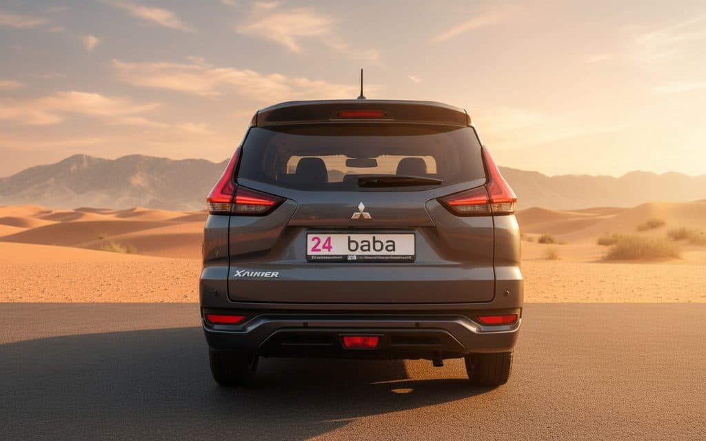 Mitsubishi Xpander 2022 Dark Gray rear view showing taillights
