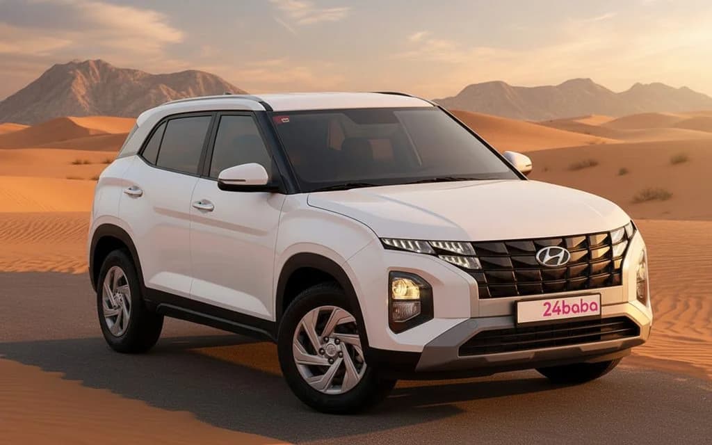 Rent Hyundai Creta 2023 White in Dubai