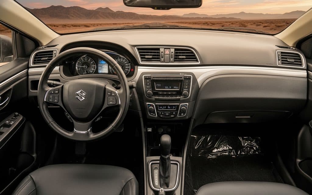 Suzuki Ciaz 2023 interior view showing trim
