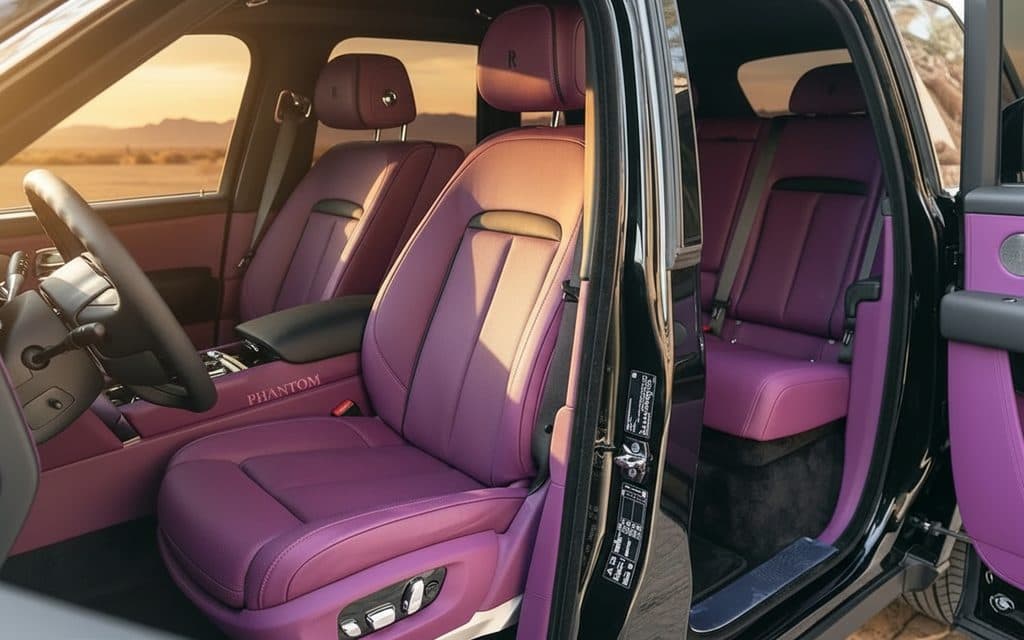 RollsRoyce Cullinan 2024 leather seats and cabin