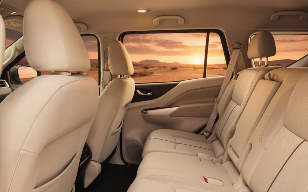 Nissan X Terra 2024 leather seats and cabin