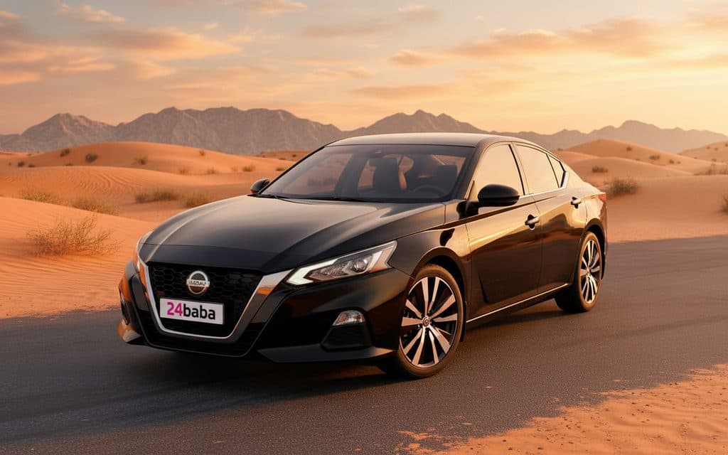 Hire Nissan Altima 2022 Black in Dubai