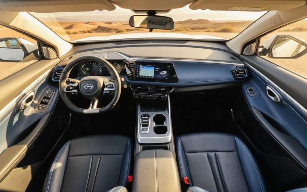 Gac Gs3 2025 interior view showing trim