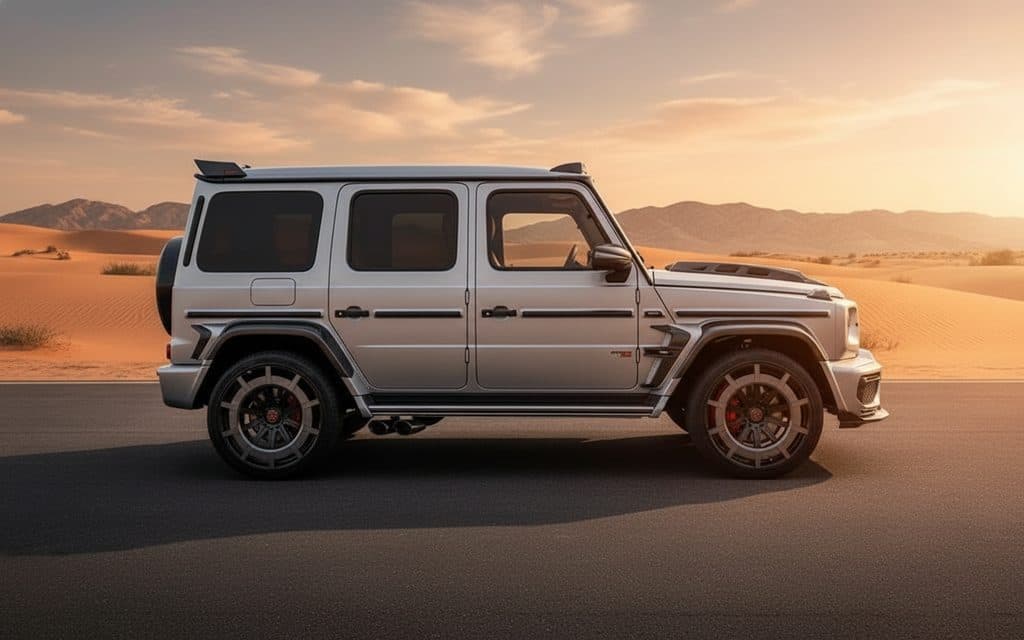 Mercedes G800 2023 Silver side profile