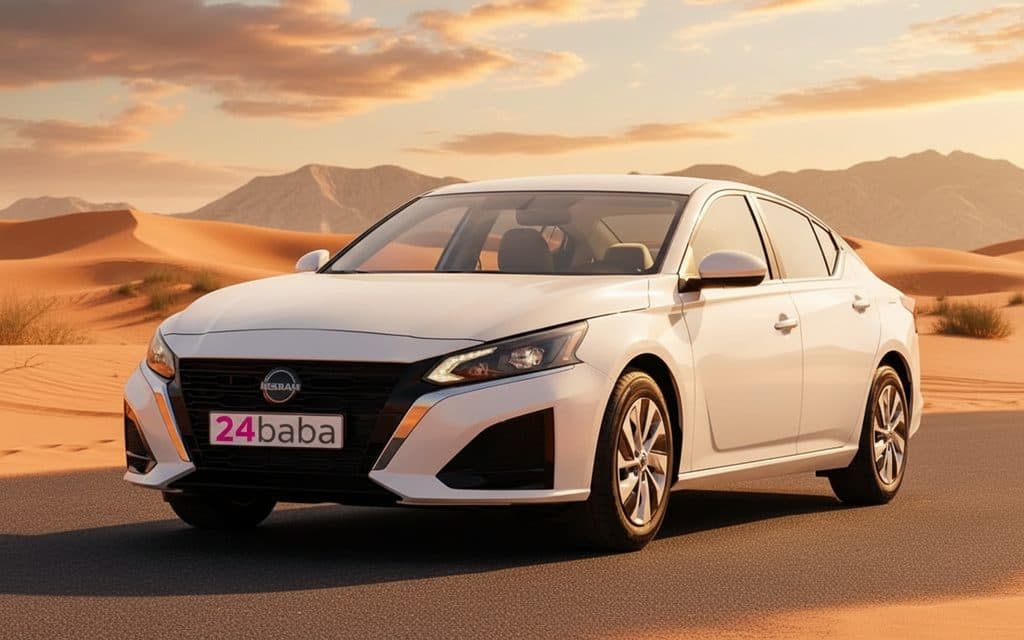 Nissan Altima 2023 White - rental in Dubai