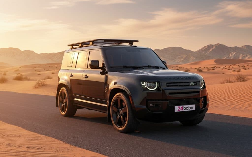Hire Land Rover Defender 2023 Black in Dubai