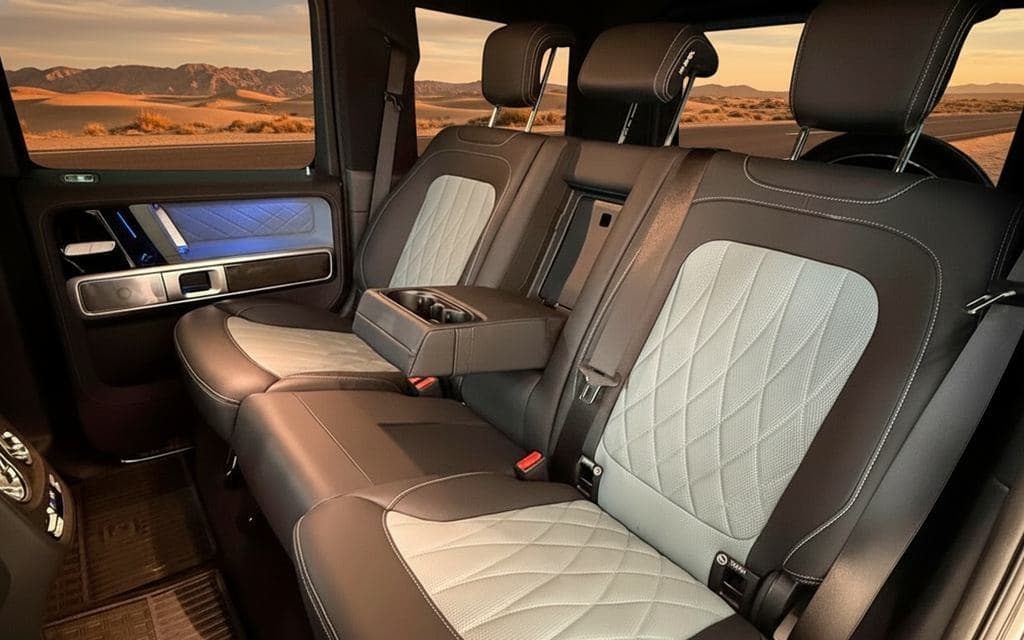 Mercedes G63 2025 leather seats and cabin
