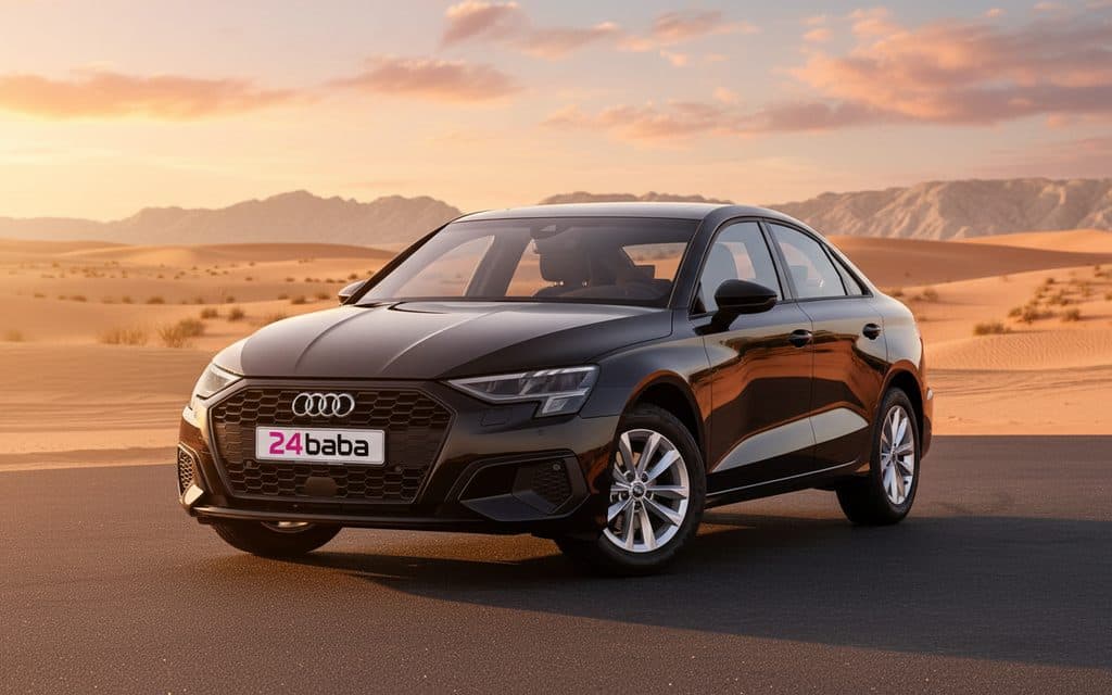 Audi A3 2024 Black - Rent a Car in Dubai