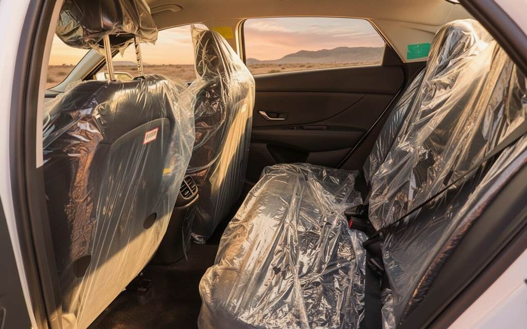 Hyundai Elantra 2023 leather seats and cabin