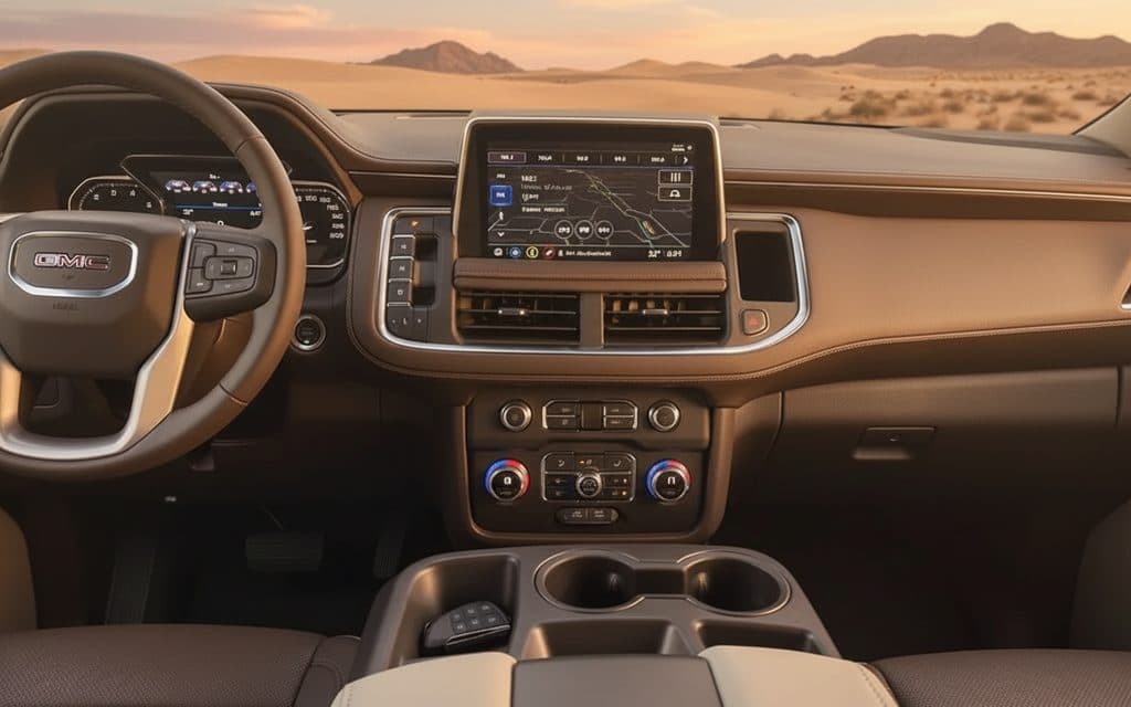 Cadillac Escalade 2022 interior view showing trim =