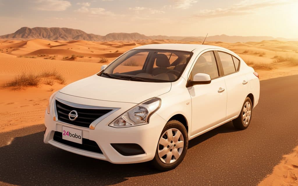 Nissan Sunny 2024 White - rental in Dubai
