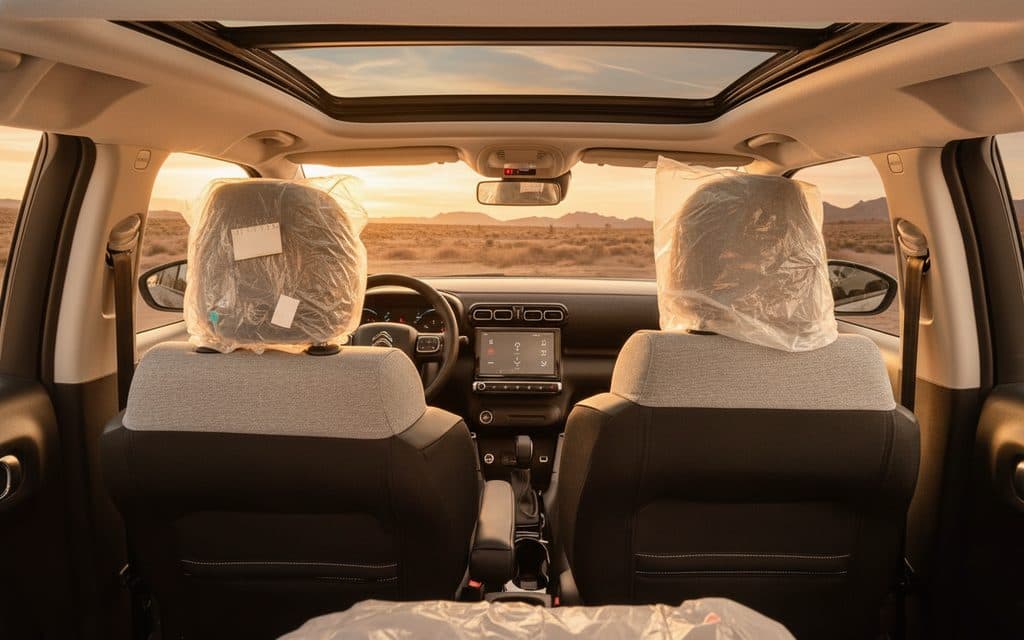 Citroen C3 2024 interior view showing trim