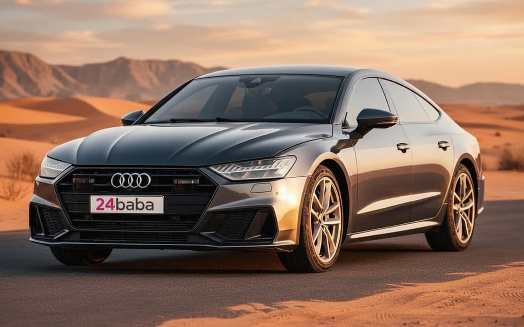 Hire Audi A7 2021 Black in Dubai