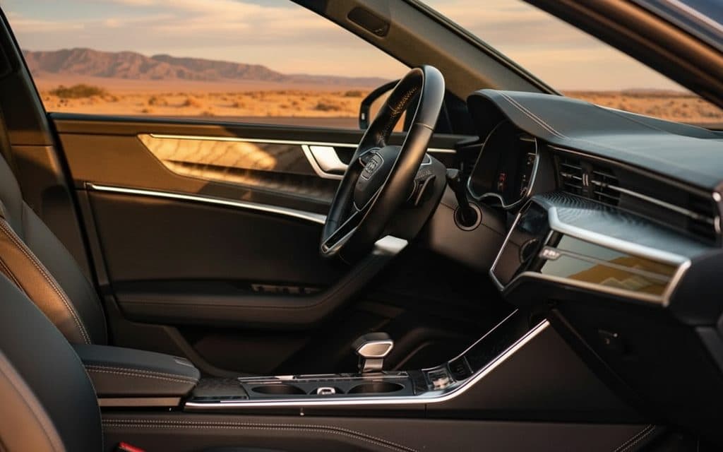 Audi A7 2021 dashboard and infotainment