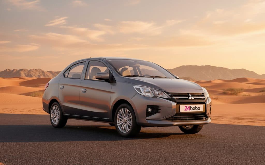 Mitsubishi Attrage 2023 Grey - rental in Dubai