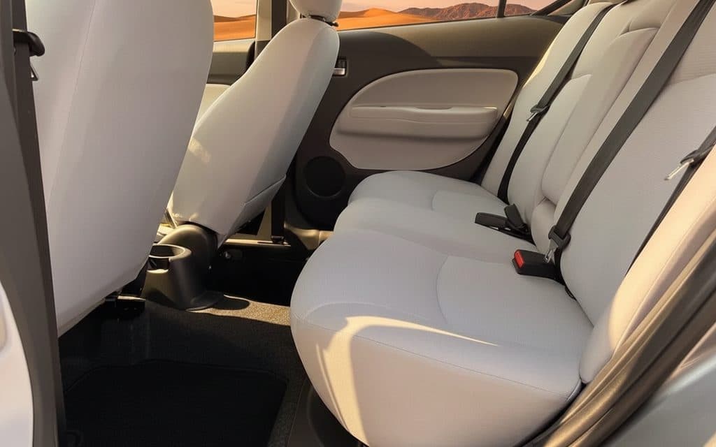 Mitsubishi Attrage 2023 leather seats and cabin