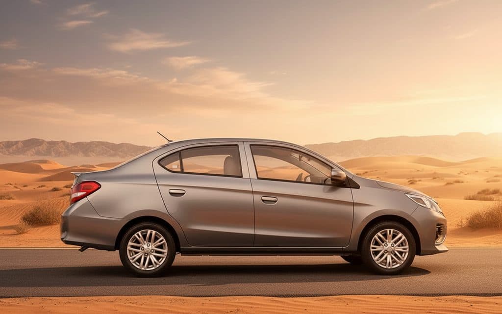 Mitsubishi Attrage 2023 Grey side profile