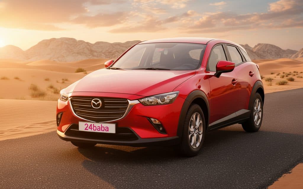 Hire Mazda Cx 3 2023 Red in Dubai