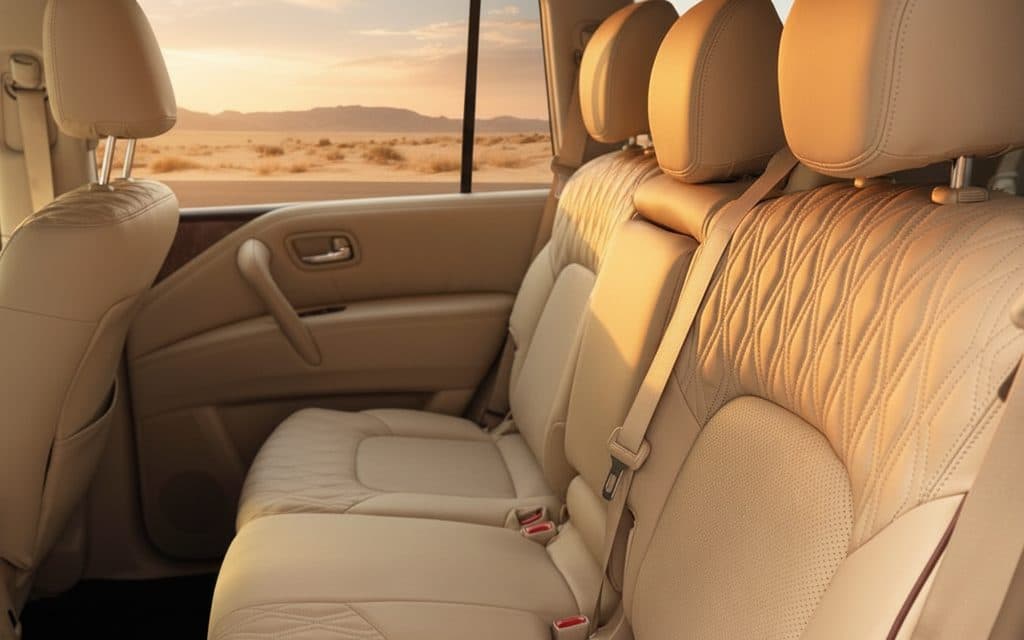 Nissan Patrol 2024 leather seats and cabin