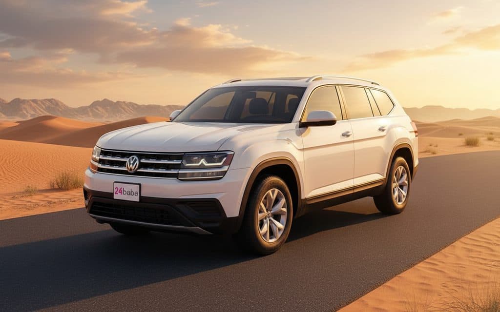 Volkswagen Teramont 2025 White rental in Dubai