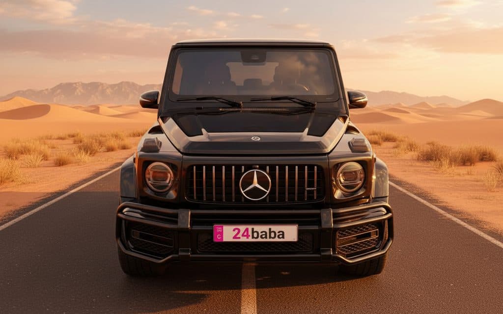 Mercedes G63 2023 Black rental in Dubai