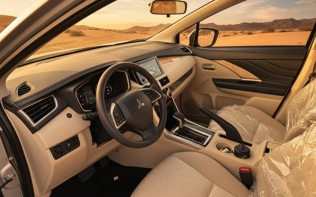 Mitsubishi Xpander 2024 interior view showing trim