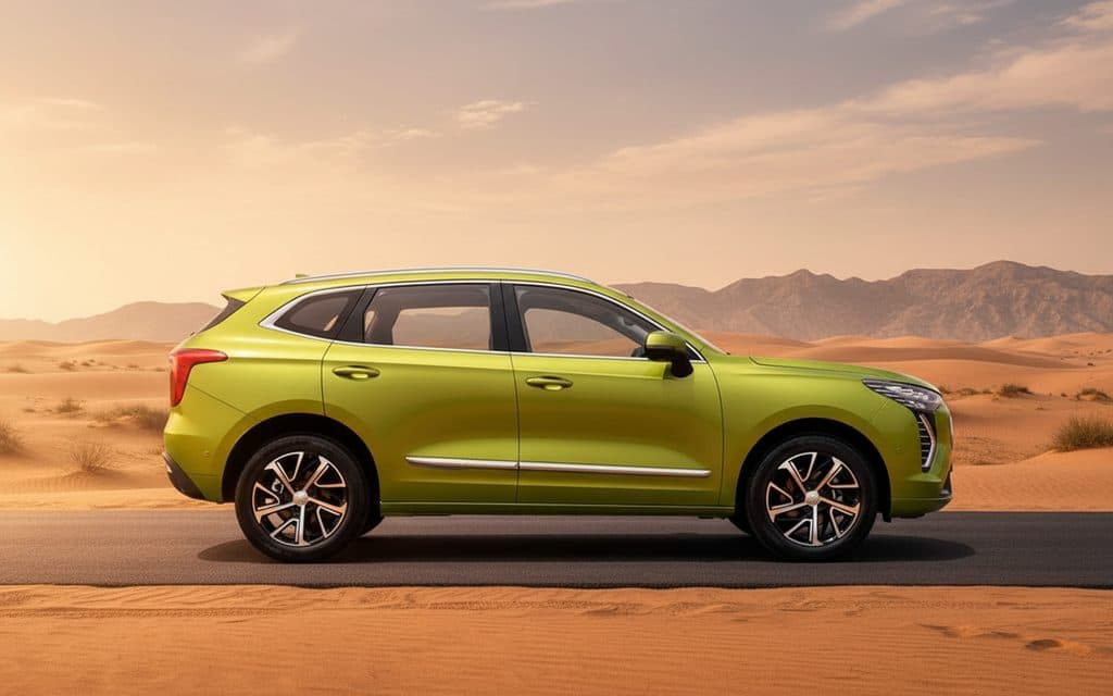 Haval Jolion 2024 Green car hire Dubai