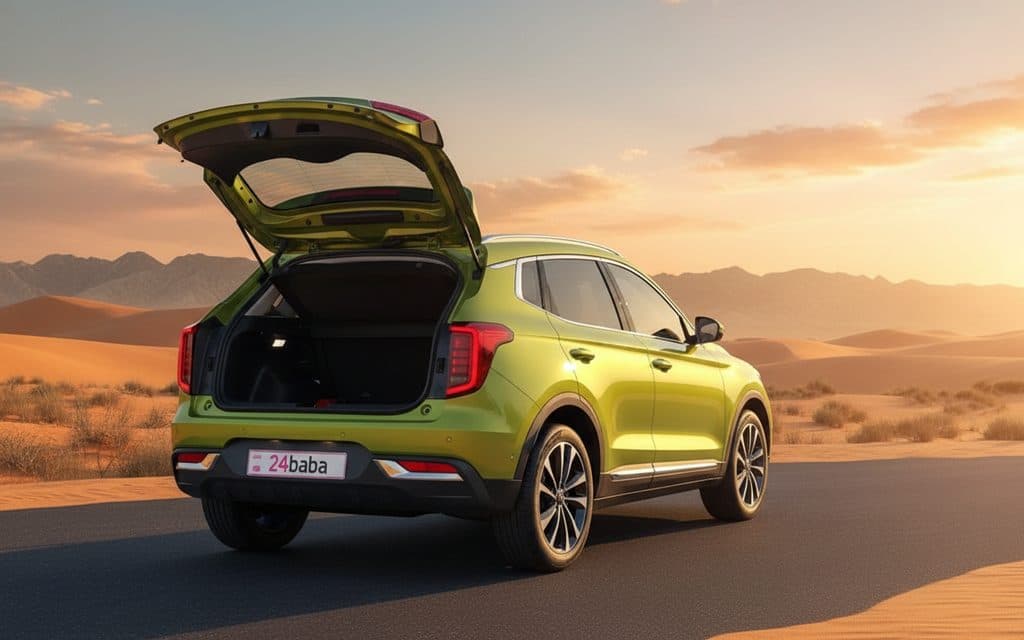 Haval Jolion 2024 Green back side view