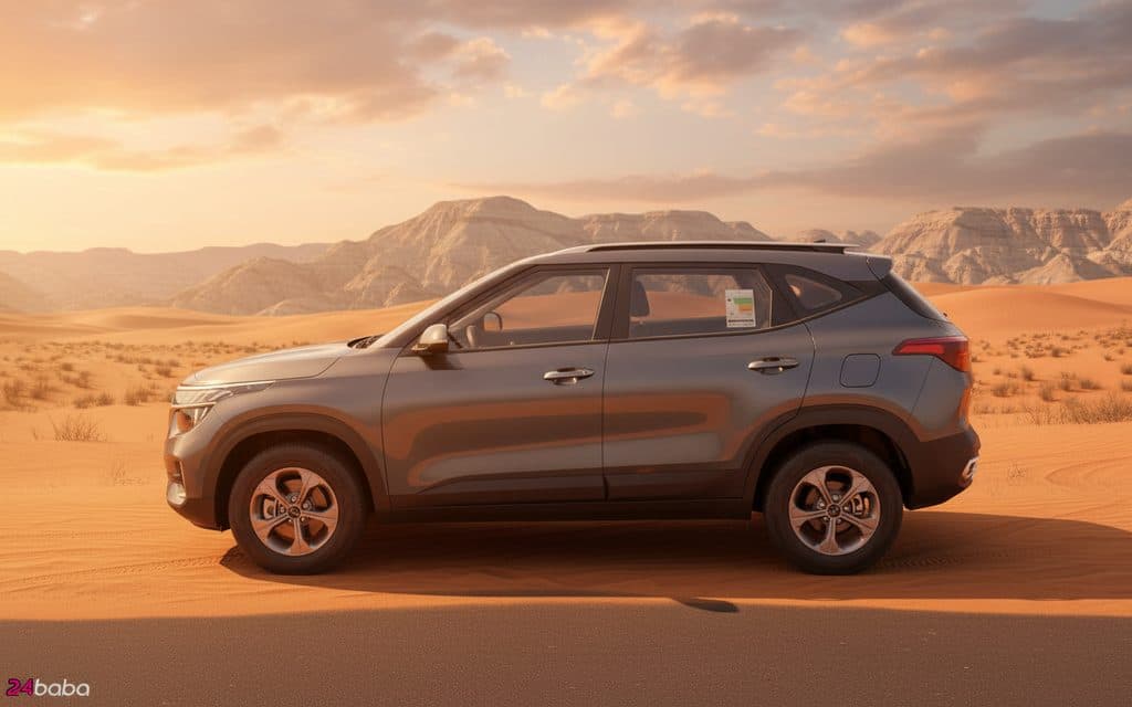 Kia Seltos 2023 Grey side profile