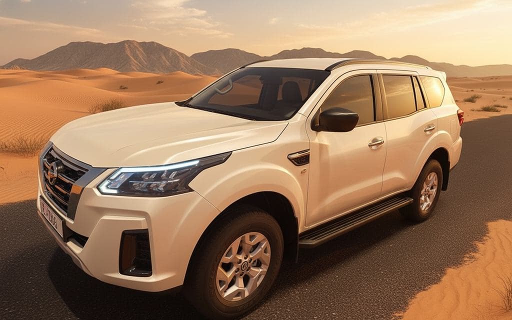 Hire Nissan X Terra 2024 White in Dubai