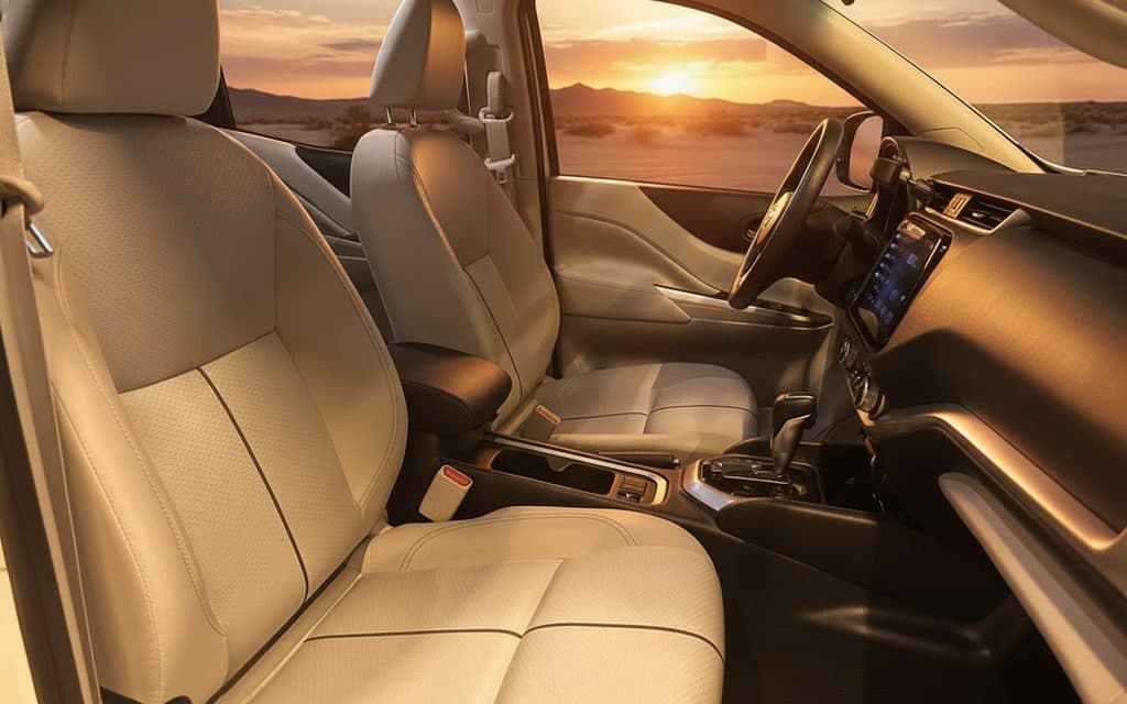 Nissan X Terra 2024 leather seats and cabin