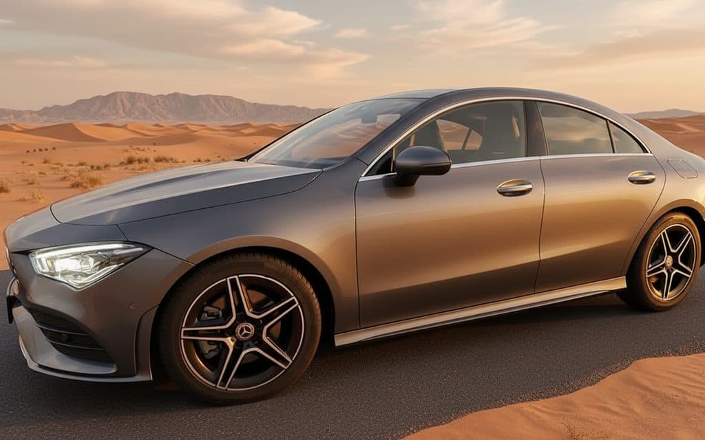 Mercedes Cla250 2023 Grey side profile