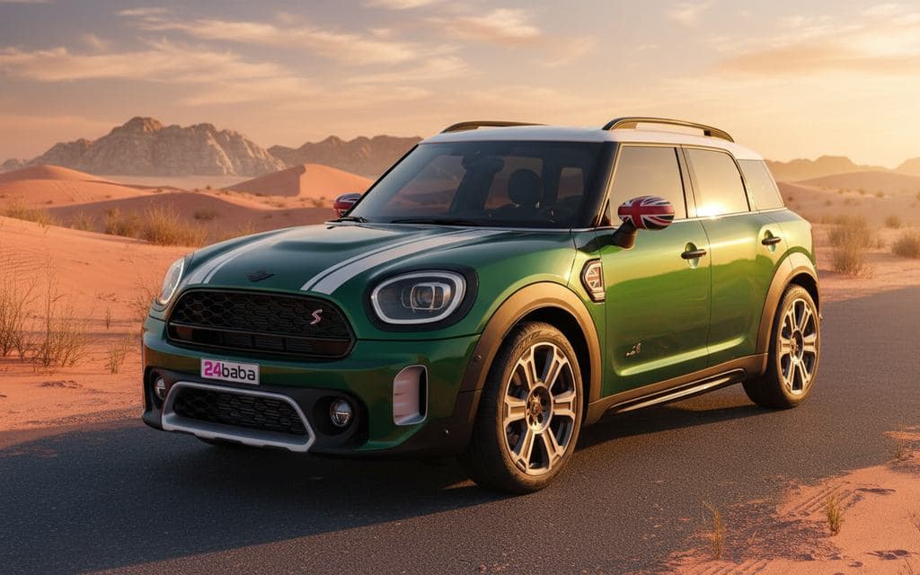 Mini Countryman 2023 Green rental in Dubai