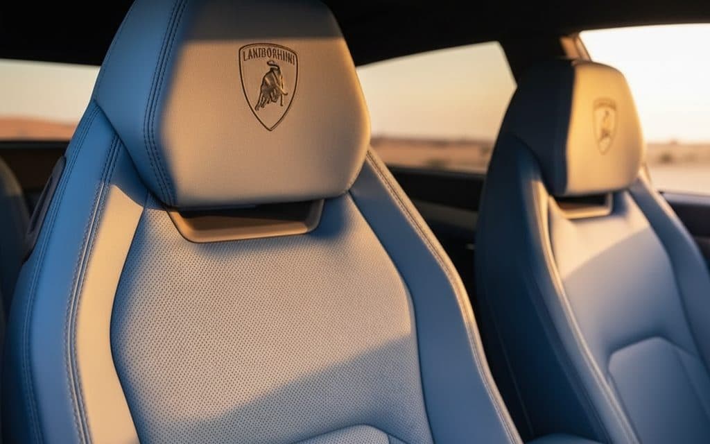 Lamborghini Urus 2022 leather seats and cabin