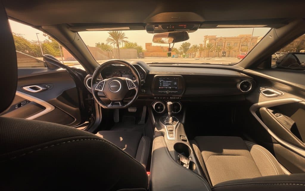 Chevrolet Camaro 2020 interior view showing trim