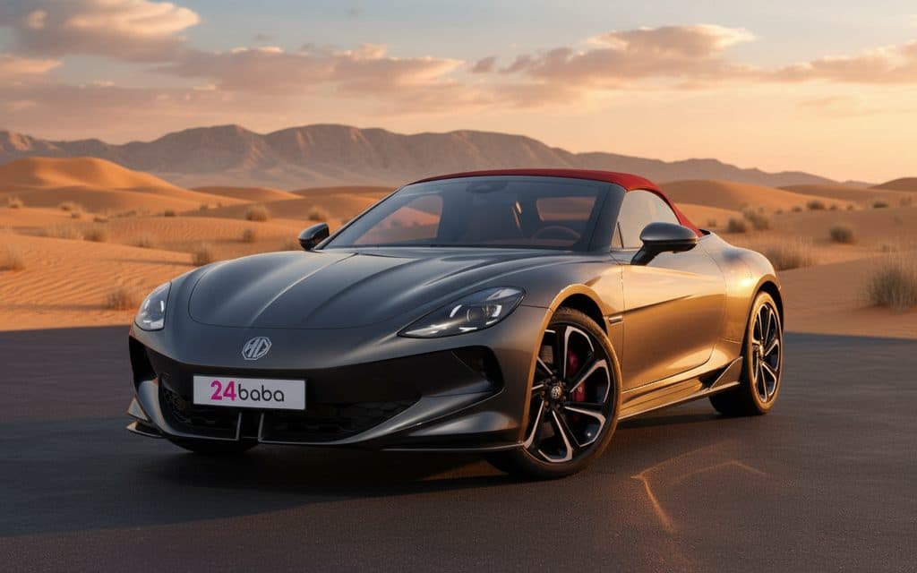 Mg Cyberster 2025 Grey rental in Dubai