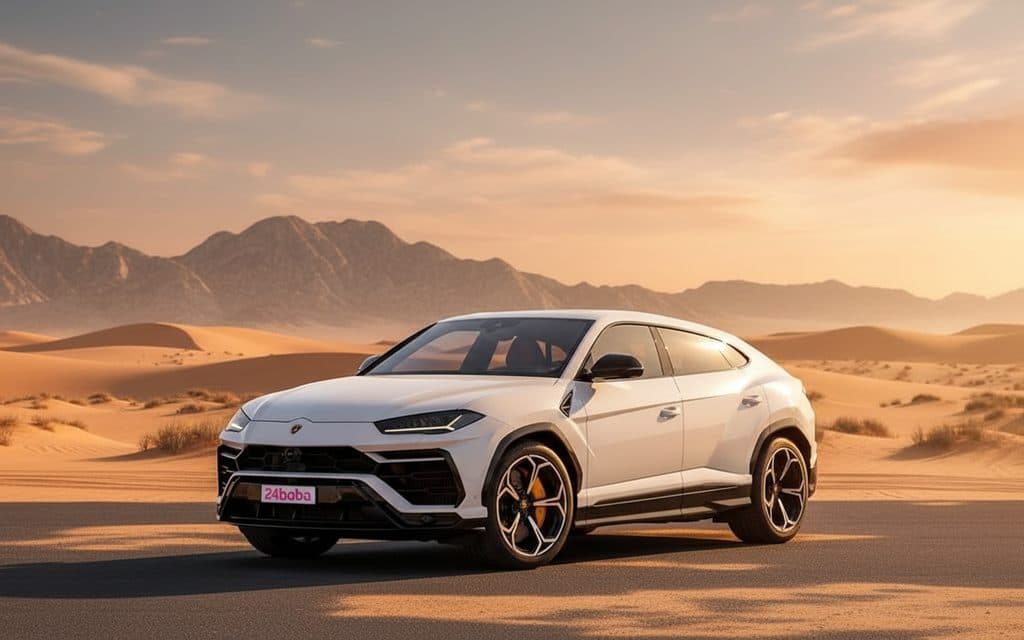 Lamborghini Urus 2022 White rental in Dubai