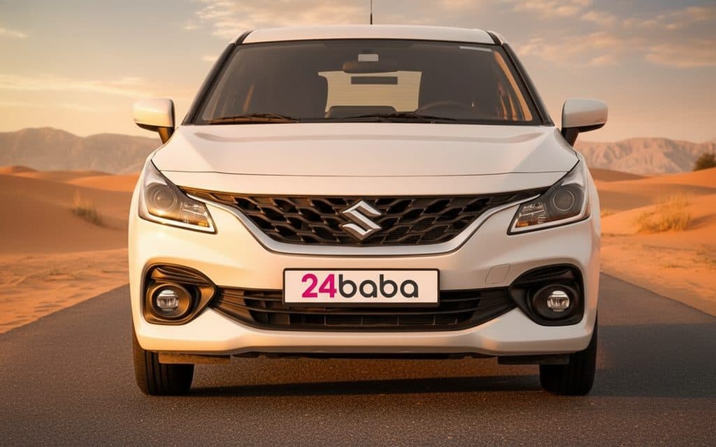 Suzuki Baleno 2025 White - rental in Dubai