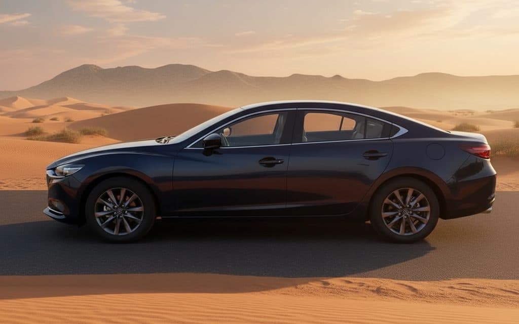 Mazda 6 2022 Blue side profile