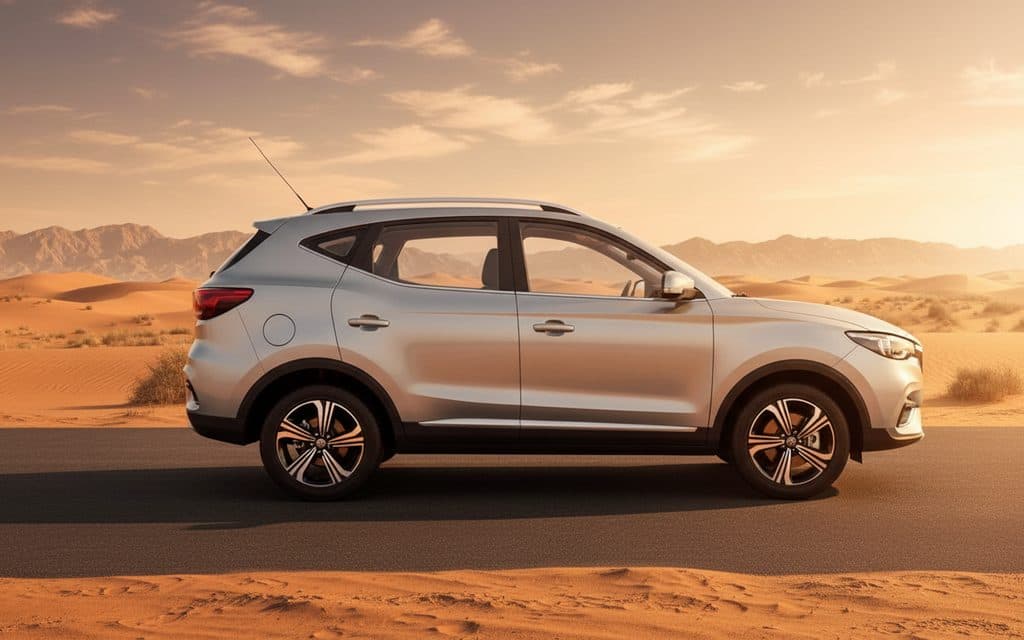 Mg Zs 2025 Grey side profile