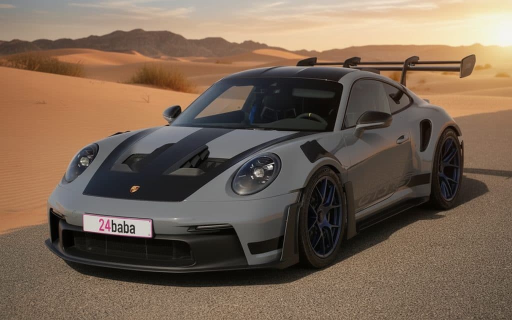 Rent Porsche 911 2024 Grey in Dubai