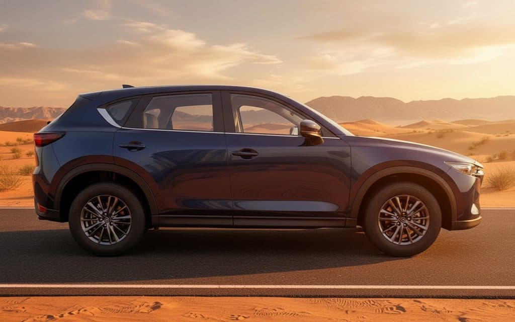 Mazda Cx 5 2022 Blue side profile