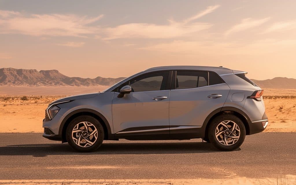 Kia Sportage 2023 Grey side profile