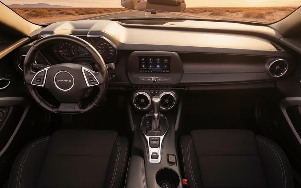 Chevrolet Camaro 2021 interior view showing trim