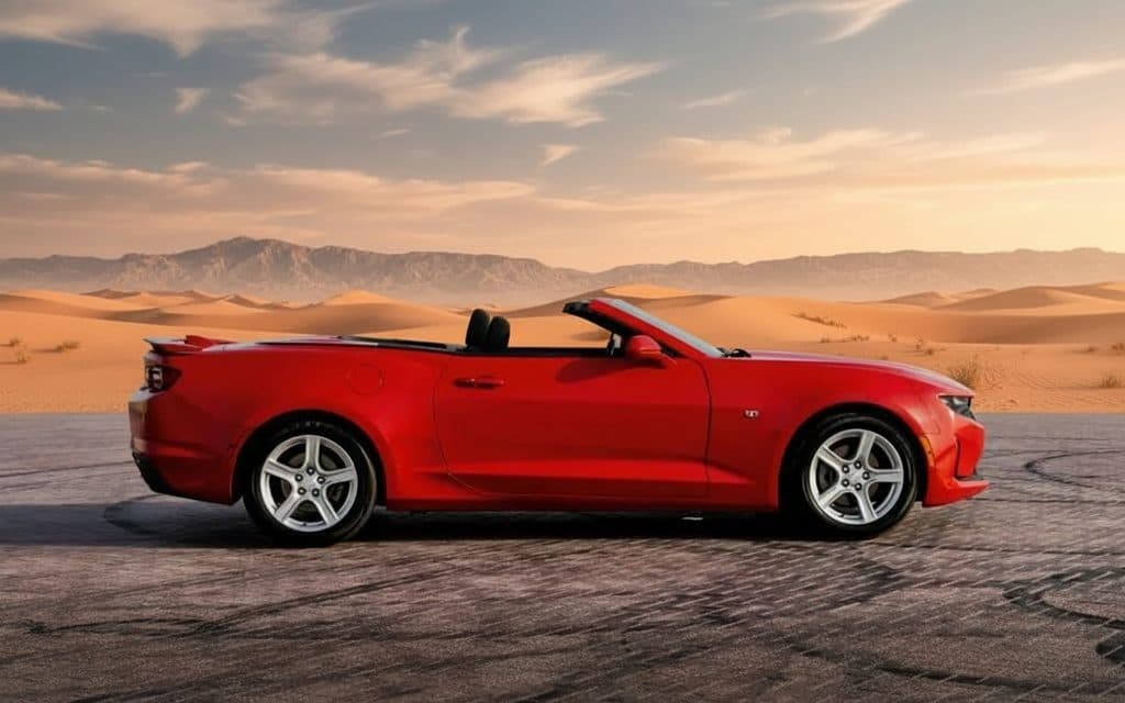 Chevrolet Camaro 2021 Red side profile