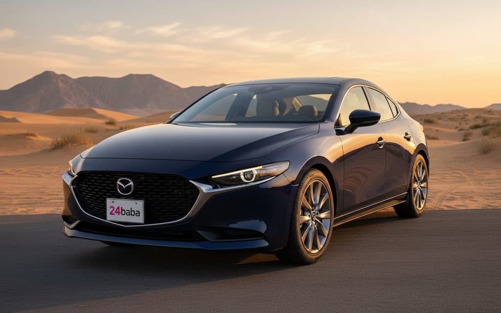 Rent Mazda 3 2026 Blue in Dubai