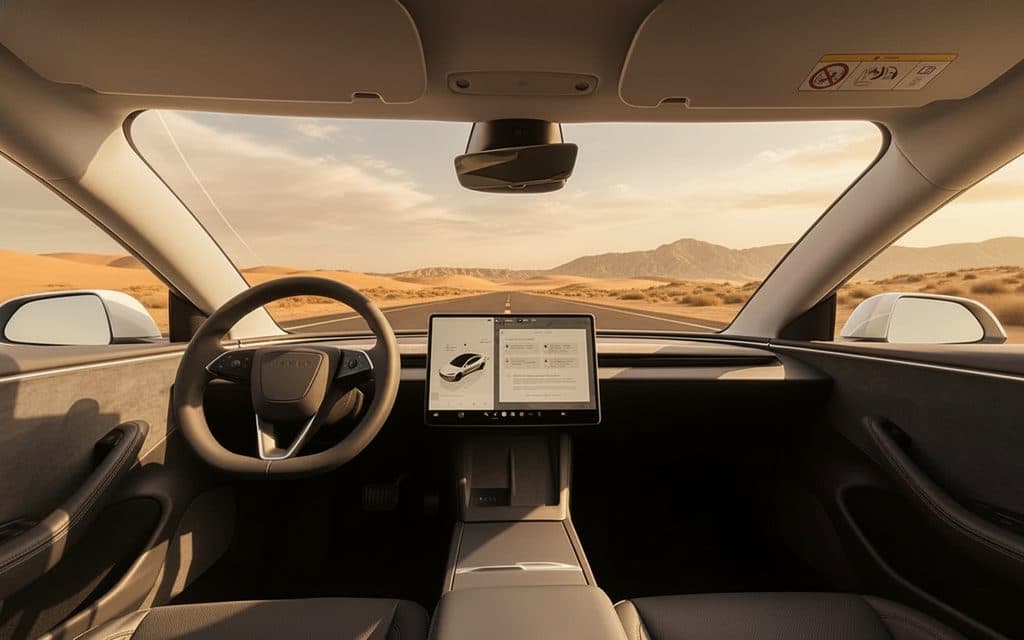 Tesla Model3 2024 dashboard and infotainment