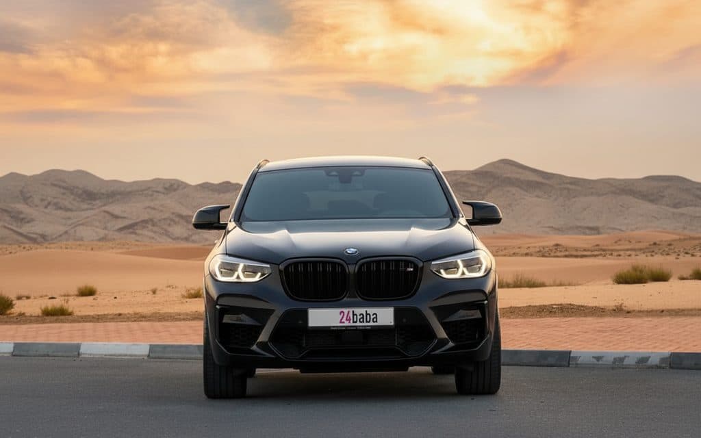 Bmw X4M 2020 Black - rental in Dubai