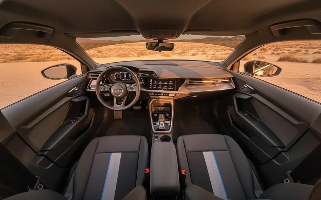 Audi A3 2024 dashboard and infotainment
