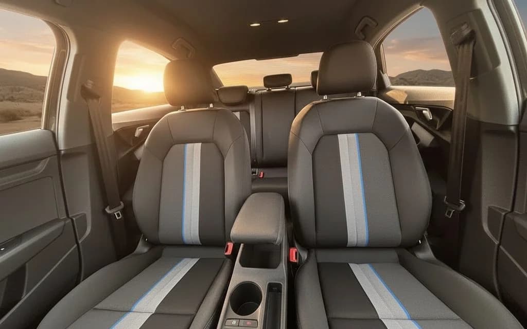 Audi A3 2024 leather seats and cabin